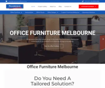 Progressiveoffice.com.au(Office Furniture Melbourne) Screenshot