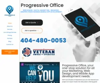 Progressiveoffice.com(Progressive Office) Screenshot