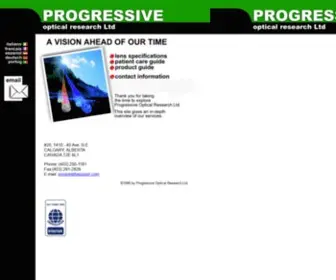 Progressiveopticalres.com(Progressive optical research) Screenshot