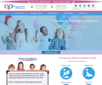 Progressivepediatrics.com(Progressive Pediatrics of Union City and Bayonne New Jersey) Screenshot