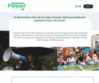 Progressivepowerlab.org(Moving Millions Into Action) Screenshot