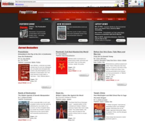 Progressivepress.com(Current Bestsellers) Screenshot