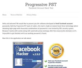 Progressivepst.com(Progressive PST) Screenshot