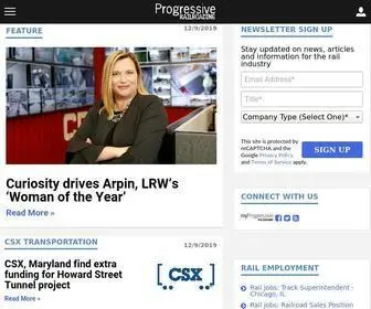 Progressiverailroading.com(Rail News Leader) Screenshot
