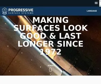 Progressivesurfacesystems.com(Metal surface treatment) Screenshot