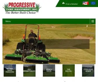 Progressiveturfequip.com(The Better Built Choice) Screenshot