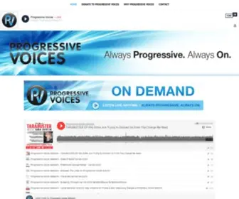 Progressivevoices.com(Progressive Voices) Screenshot