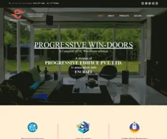 Progressivewindoors.com(Best uPVC Doors and Windows Manufacturer in Asansol) Screenshot