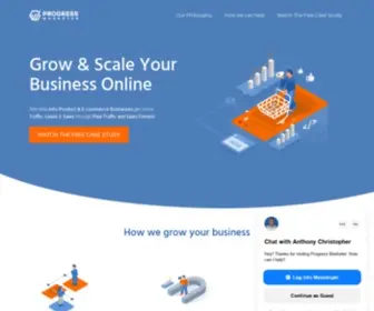 Progressmarketer.com(Progress Marketer) Screenshot