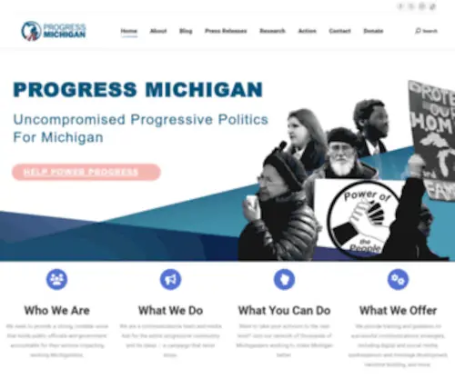 Progressmichigan.org(Progress Michigan) Screenshot