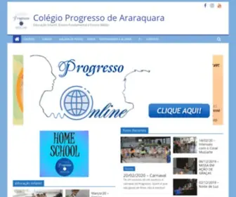 Progressoararaquara.com.br(Colégio Progresso de Araraquara) Screenshot