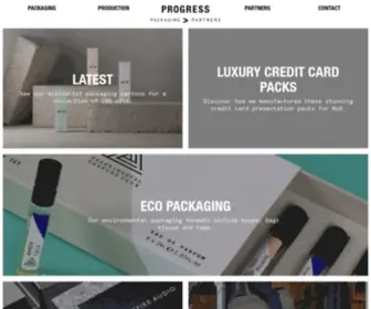 Progresspackaging.co.uk(Luxury Creative Retail Bespoke Production) Screenshot