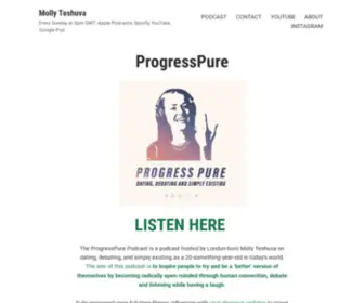 Progresspure.com(LISTEN HERE The ProgressPure Podcast) Screenshot