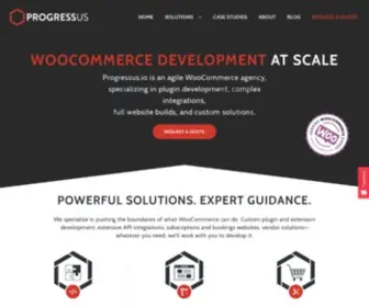 Progressus.io(WooCommerce Expert Agency) Screenshot
