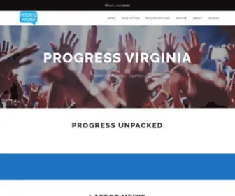 Progressva.org(Pioneering Progress Together in Virginia) Screenshot