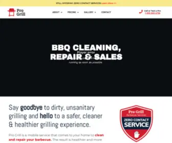 Progrill.com(Pro Grill BBQ Cleaning) Screenshot