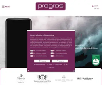 Progros.de(Progros Einkaufsgesellschaft mbh) Screenshot