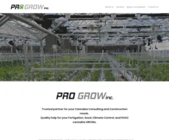 Progrowinc.com(ProGrow Inc) Screenshot