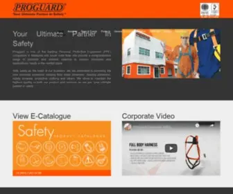 Proguardsafety.com.my(Your Ultimate Partner In Safety) Screenshot