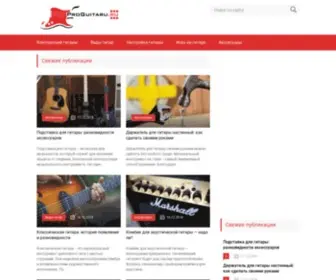 Proguitaru.ru(ProGuitaru) Screenshot