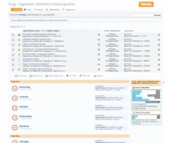 Progz.hu(Hasznos programok) Screenshot