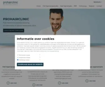 Prohairclinic.com(Haarboost behandeling) Screenshot