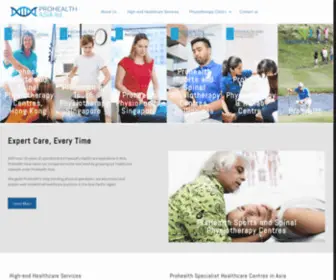 Prohealthasia.com(Prohealth Asia Specialist Medical services and Healthcare business) Screenshot