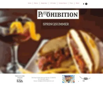 Prohibitiondenver.com(Prohibition) Screenshot