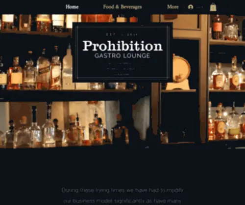 Prohibitiongastrolounge.com(Prohibitiongastrolounge) Screenshot