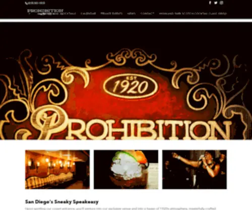 Prohibitionsd.com(PROHIBITION) Screenshot