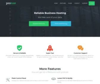 Prohost.io(Prohost) Screenshot