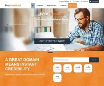 Prohostgold.com(Web Hosting at its best) Screenshot
