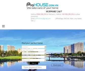 Prohouse.com.vn(ProHOUSE Co) Screenshot