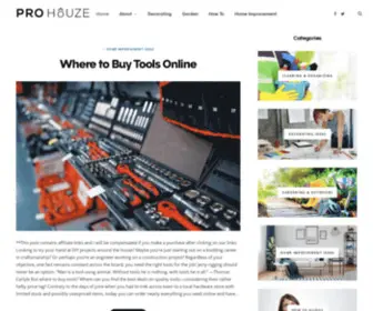 Prohouze.com(Gardening and Home Improvement Tips) Screenshot