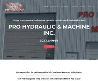 Prohydraulic.com(Hydraulic Services) Screenshot