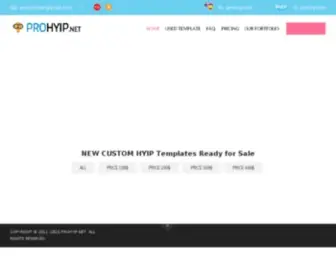 Prohyip.net(Hyip template) Screenshot