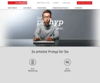 Prohyp.de(Der Partner fÃŒr Finanzdienstleister) Screenshot