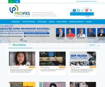 Proifes.org.br(Home) Screenshot