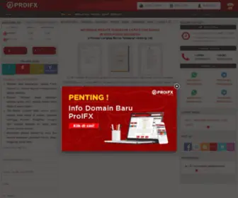 Proifx.com(IB Instaforex Indonesia) Screenshot