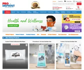 Proimprint.com(Custom promotional products) Screenshot