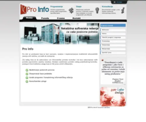 Proinfo-Soft.com(Pro Info Soft) Screenshot