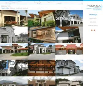 Proinsa.cr(PROINSA Constructora) Screenshot