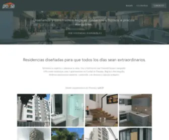 Proinsapty.com(Proyectos de apartamentos y casas modernas nuevas en Panama) Screenshot