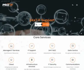 Proit.com(Managed IT Services) Screenshot