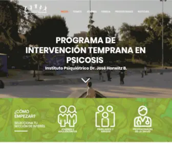 Proitp.cl(Programa de Intervención Temprana en Psicosis) Screenshot