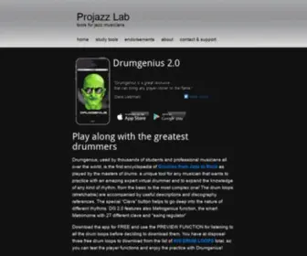 Projazzlab.com(Drumgenius) Screenshot