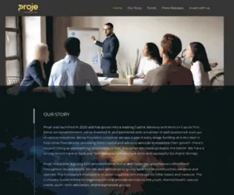 Proje.com(Venture Capital Fund) Screenshot