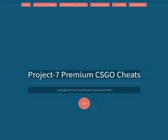 Project-7.net(Project 7 Premium Cheat Software Provider) Screenshot