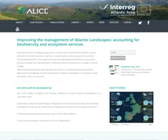 Project-Alice.com(Accounting for biodiversity and ecosystem services) Screenshot