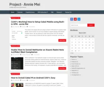 Project-Anniemei.com(A Better Way To Do In The Internet) Screenshot